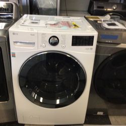 #189 New White LG Front Load Washer