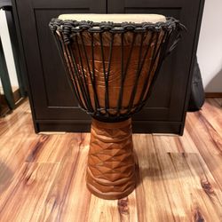 Djembe African Drum w/ Handle
