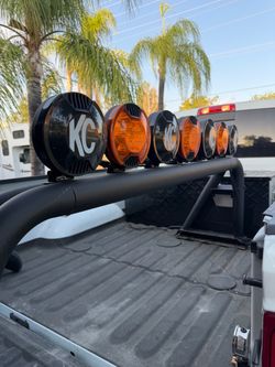 KC HILITES SLIMLITE 6” with Bed Sport Bar