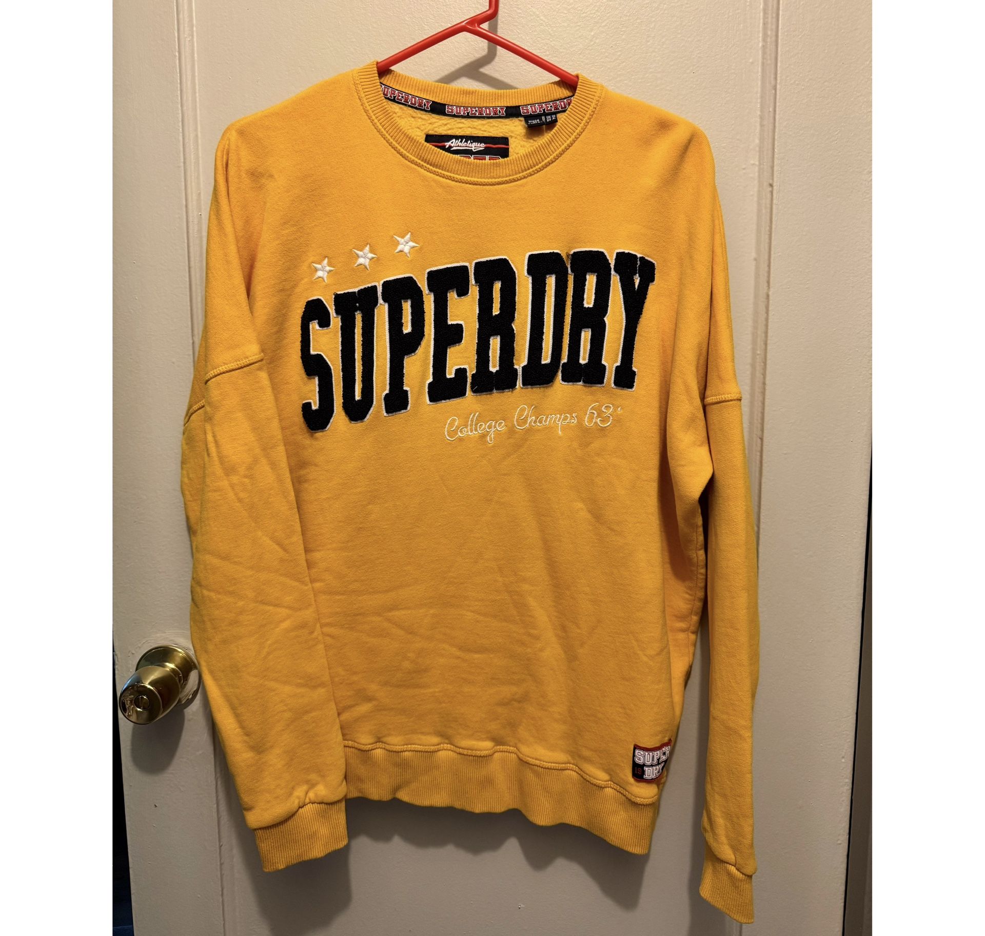 Superdry Women Sweatshirt Causal Yellow size 6 