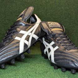 Restored Vintage Asics Japan Soccer Cleats Shoes Size 8.5 US