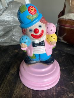 Vintage decor-clown
