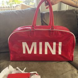 Red Mini Cooper Bag 