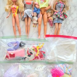 Vintage Barbie Dolls , Ken Dolls,  Clothes And Accessories 60's, 70's, 80 And 90's  WOULD TRADE