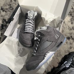 Wolf Grey Jordan 5s