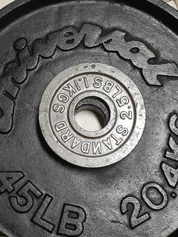 2x45,2x5 Olympic weights