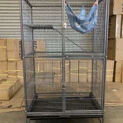 Extra Large Two Story 4-Levels Small Animal Critters Rat Mouse Rabbit Rolling Cage