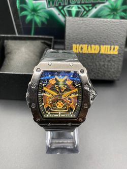 RM011 Samurai Blackout Watch Designer *Box+Vid Included*