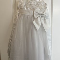 Size 7 Flower girl Dress, Elegant With bling