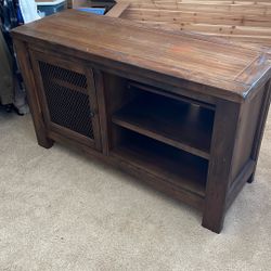 Solid Wood Bar Or Tv Stand