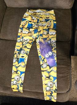 Minions/Despicable Me Print Stretch Leggings