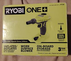 Ryobi One + 18v Power Inflator (High Volume)