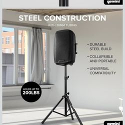 Gemini DJ Speaker Stands 
