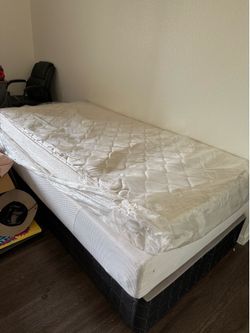 Cheapest Sale! Twin Memory foam mattress + Box bed frame