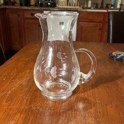 Princess House Heritage Crystal Pitcher