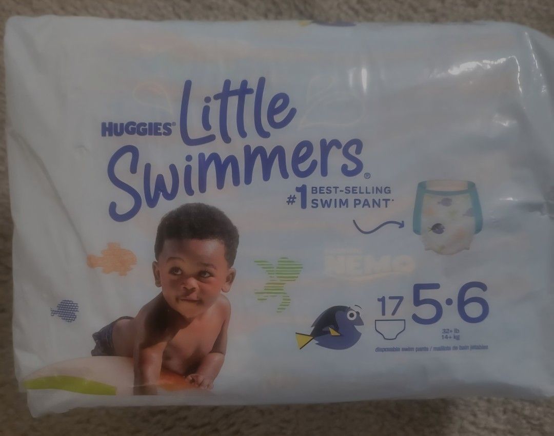 Huggies Little Swimmers Baby Swim Disposable Diapers BRAND NEW
