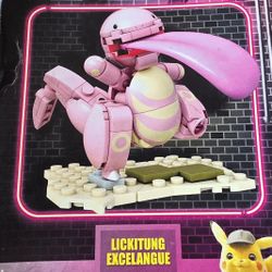 Lickitung Pokémon Detective Pikachu MEGA CONSTRUX Building Set GJC33 NEW 84pcs