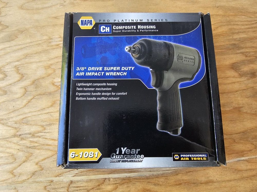 Napa Professional Air Tools 3/8" Drive Super Duty Light Impact Wrench 6-1081
