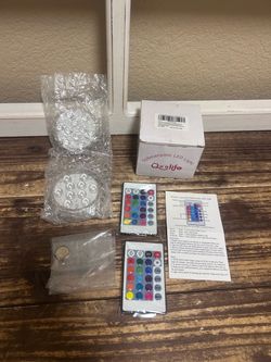 Submersible LED Lights with Remotes