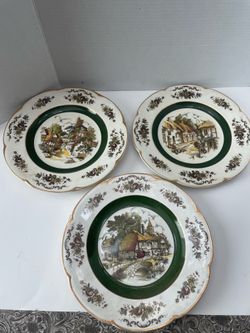 Wood and Sons Ascot service plates TOTAL OF 5 PLATES