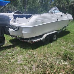23 Foot Deck Boat.