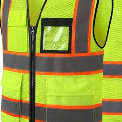 REFLECTIVE  VISIBILITY  SAFETY  VEST
