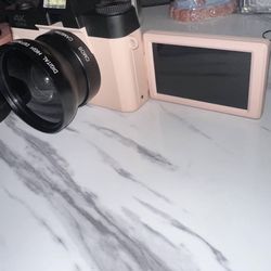 Pink 4K Digital Vlogging Camera