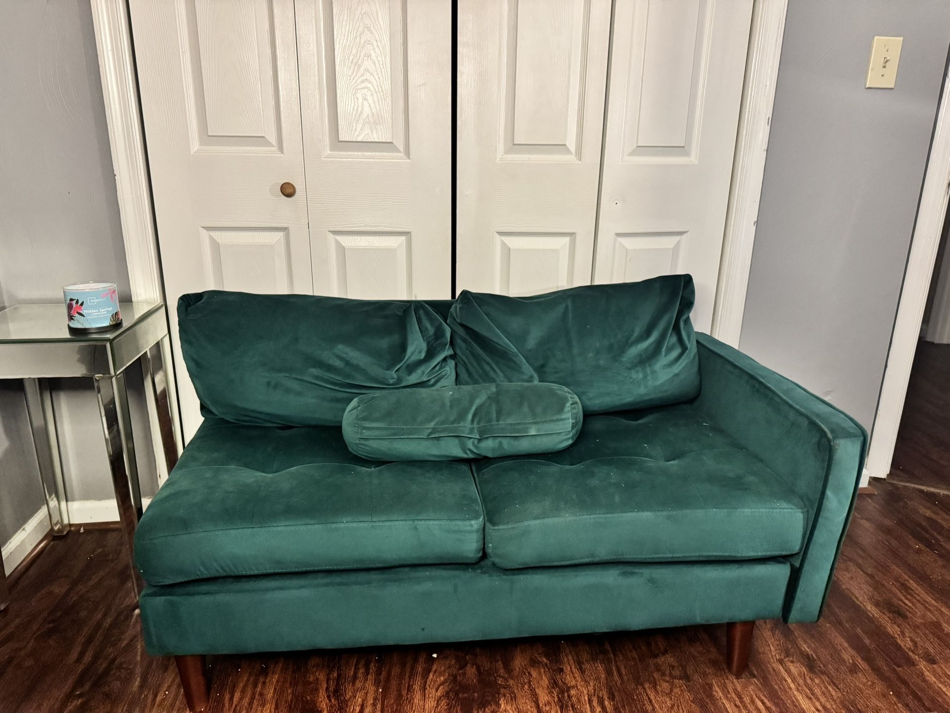 Velvet Green Couch