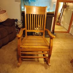 Oak Rocking Chair For Sale 
