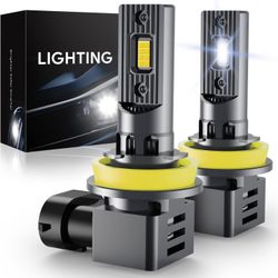 RCJ 9005/HB3 LED Bulbs, 9005 Light 30000 LM Super Bright, 6000K Cool White, 16 CSP chip, 1:1 Mini Size