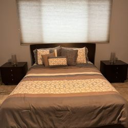 Dark Wood Bedroom Set