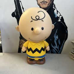 Monogram International Peanuts Charlie Brown  PVC figural coin bank