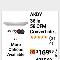 AKDY 36 INCH EXHAUST FAN