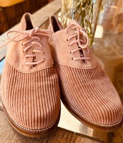 Anthropologie Corduroy Oxford Loafers