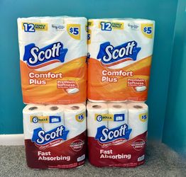 Scoot Paper Towels + Toilet Paper