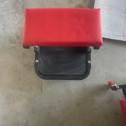 Two New Rolling Garden Seat