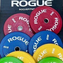 🔥 Rogue Echo Color Bumper Plates 320LB – Lift Heavy, Get Strong, Save Big!