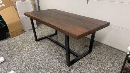 6’ Walnut Dining Table