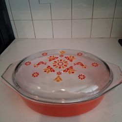 1970's Pyrex Friendship Bird Casserole