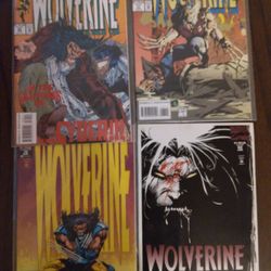 Lot Of 4 Wolverine 90s Comics 11.00