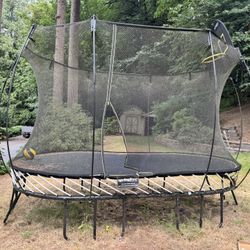 Oval Spring free Trampoline Large 