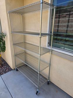 Costco Chrome Wire Shelving Unit