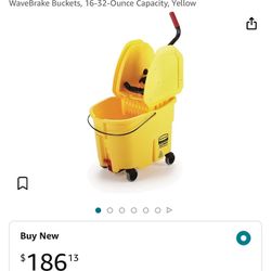 commercial side press backet and mop pole