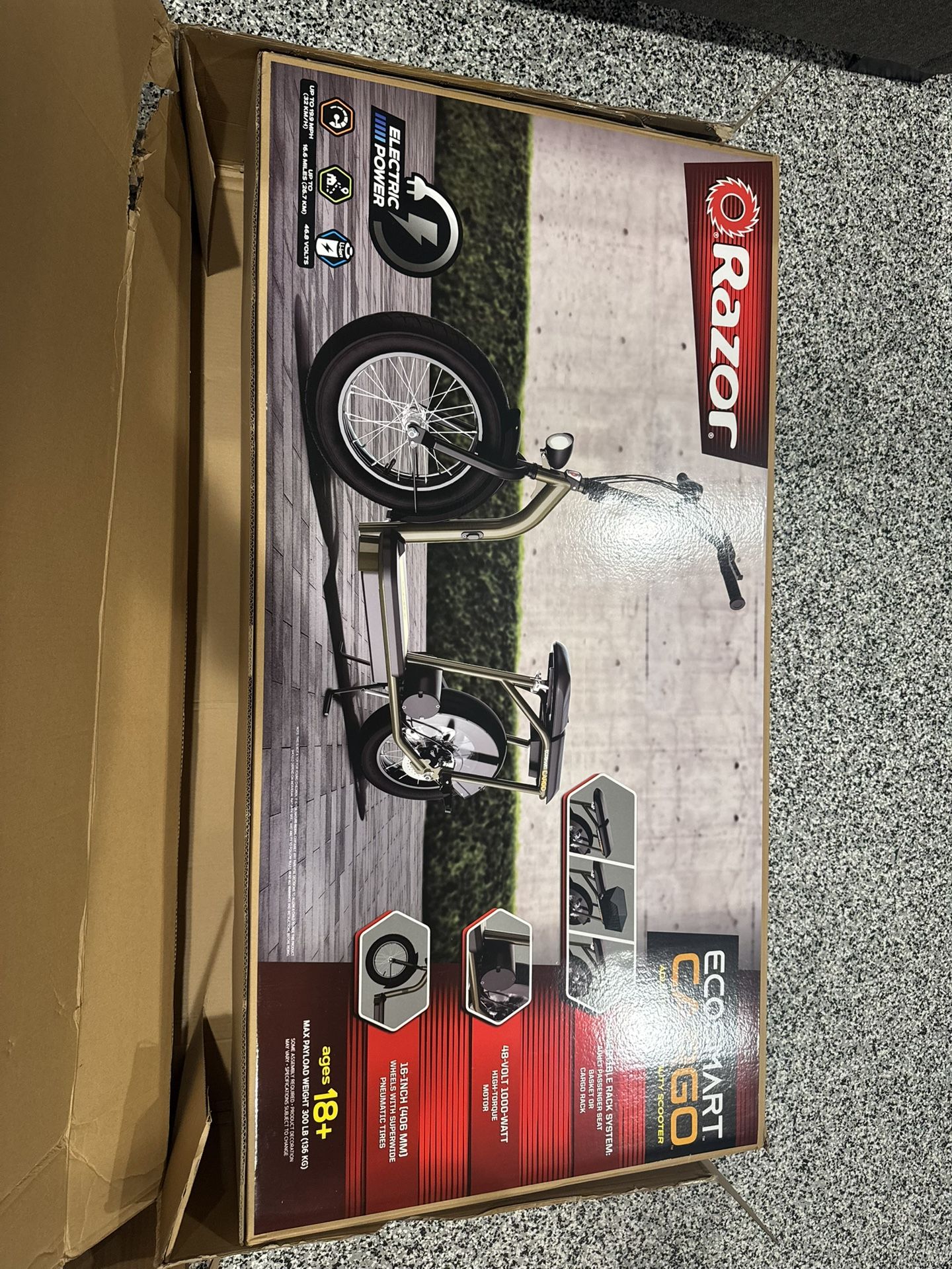 Razor ecosmart Cargo Electric Scooter