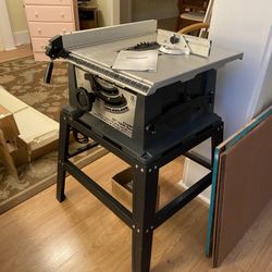 Table Saw with Stand