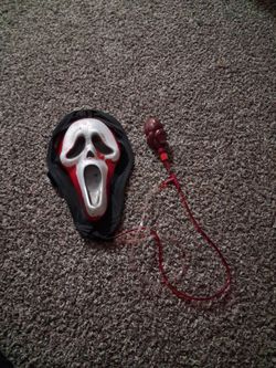 Gost face mask with blood pump up
