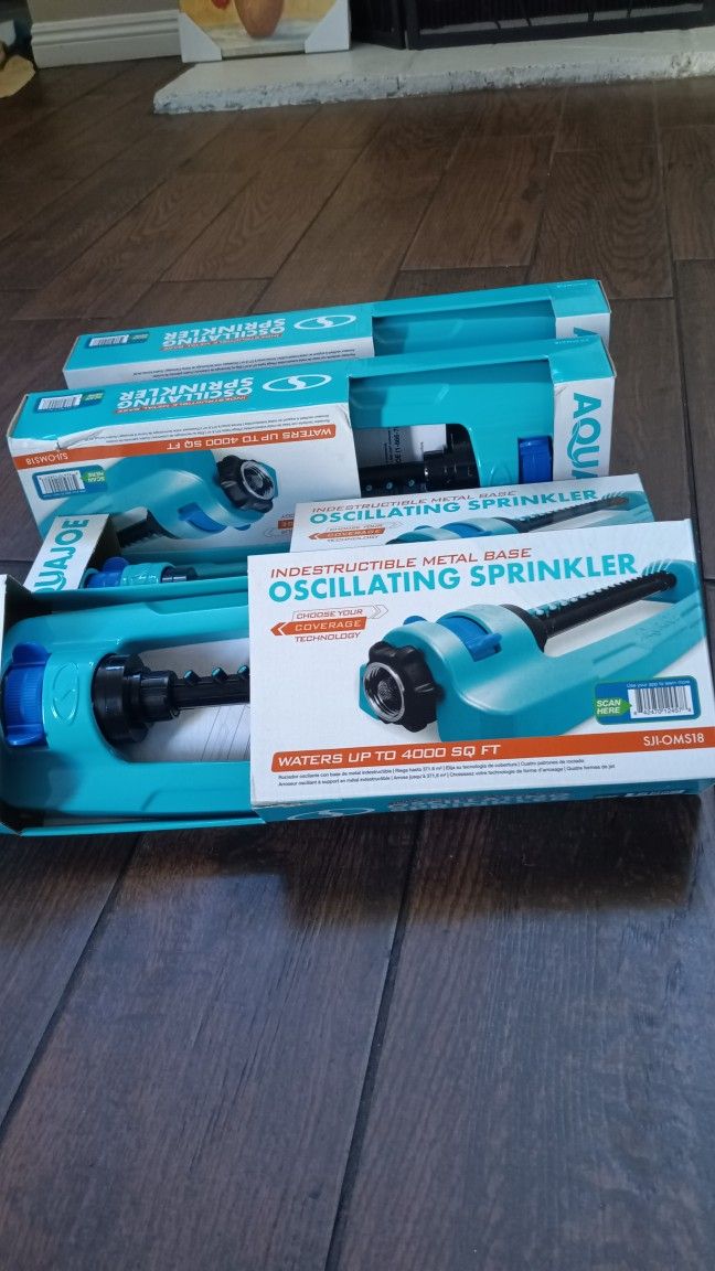 New Aqua Joe Oscillating Sprinkler