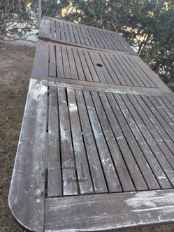 Teak table