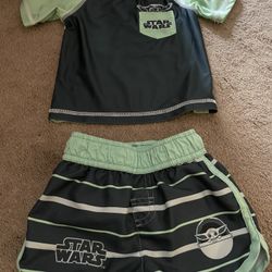 Baby Yoda Swim Suite