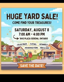 Yard sale everything must go